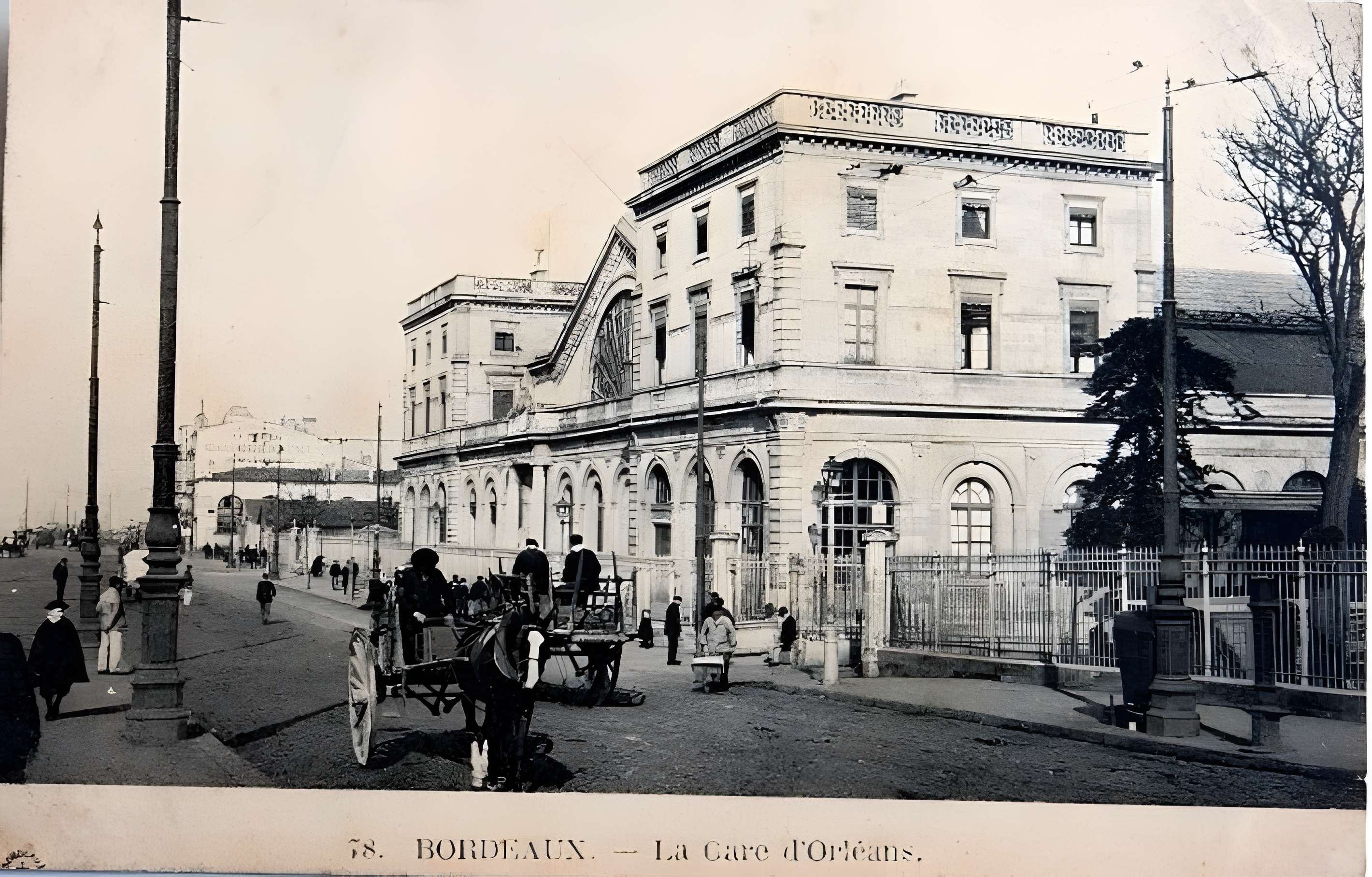 Gare de Bordeaux-Bastide ou ancienne gare d'Orléans