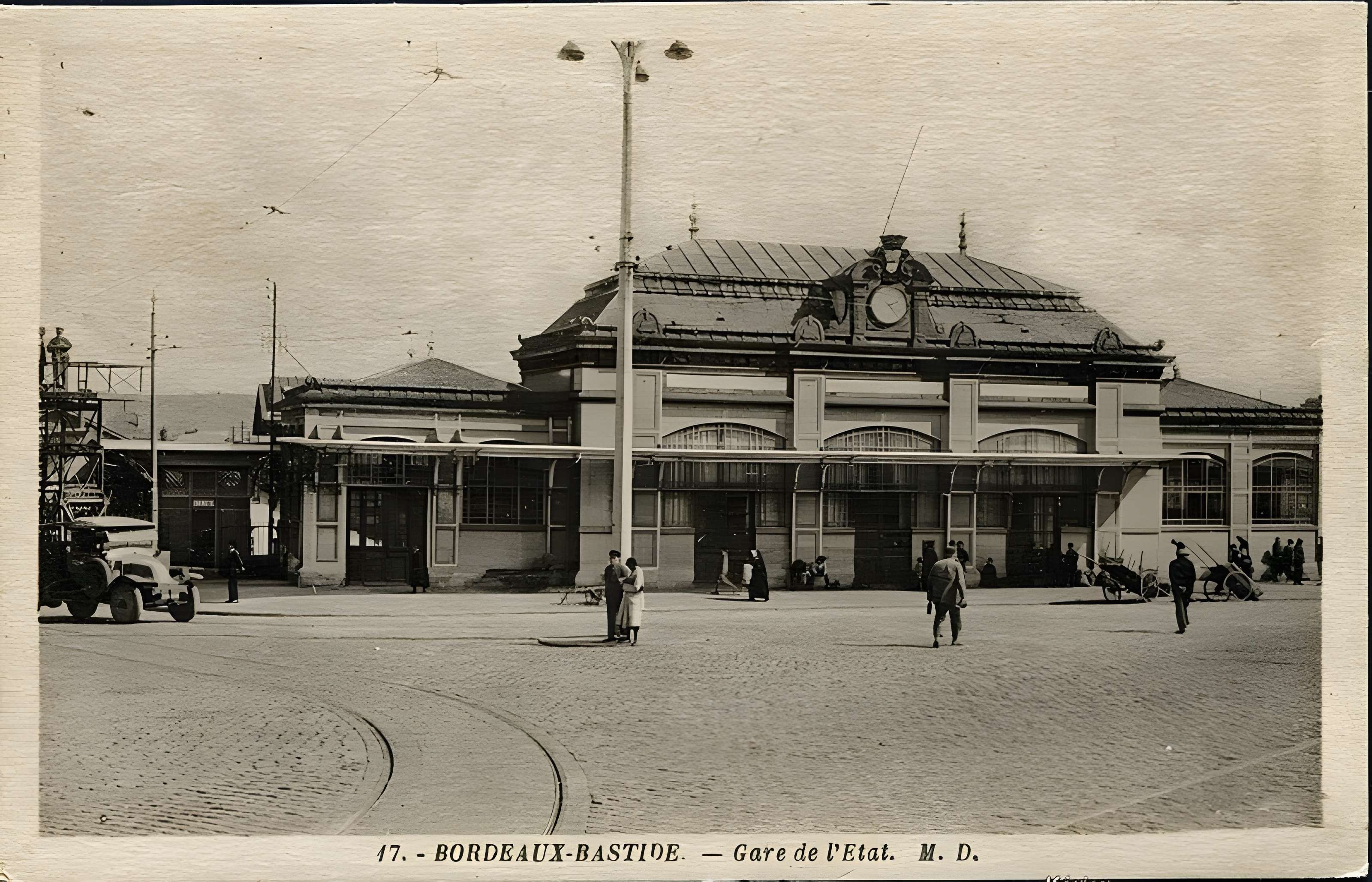 Gare de Bordeaux-Bastide ou ancienne gare d'Orléans