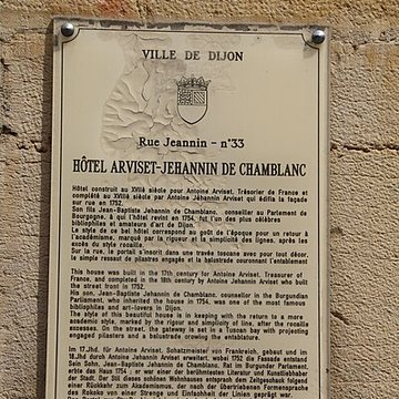 Hôtel de Chamblanc à Dijon