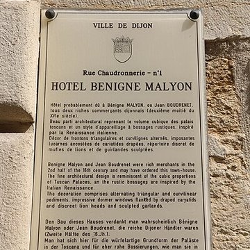 Hôtel Bénigne Malyon à Dijon