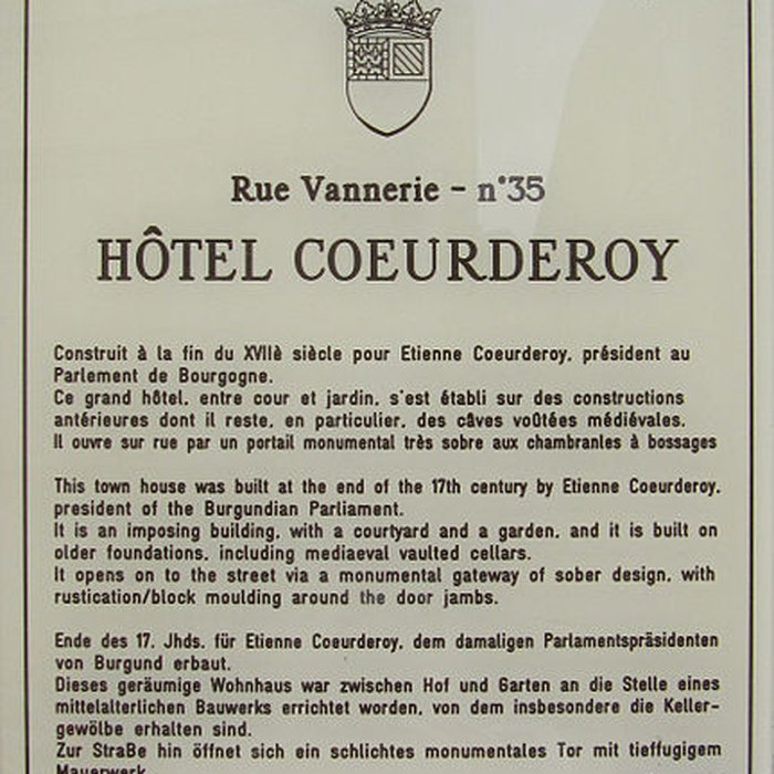 Photo de Hôtel Coeurderoy à Dijon