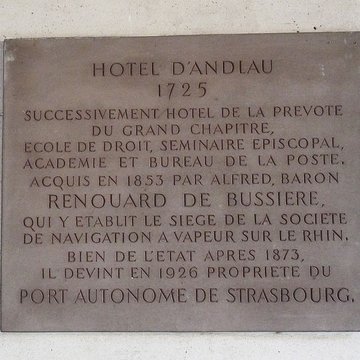 Hôtel dAndlau-Klinglin à Strasbourg