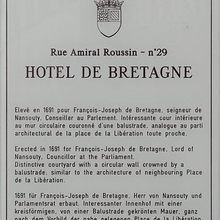 Photo de Hôtel de Bretagne à Dijon