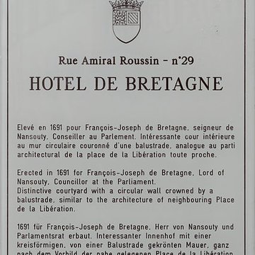 Hôtel de Bretagne à Dijon