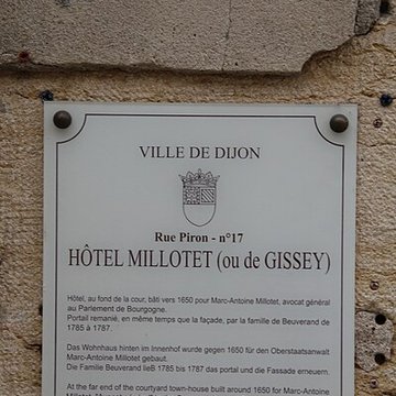 Hôtel de Gissey à Dijon