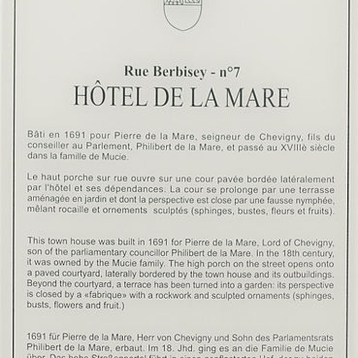 Photo de Hôtel de la Mare à Dijon