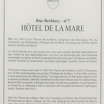 Hôtel de la Mare à Dijon