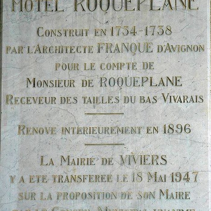 Photo de Hôtel de Roqueplane à Viviers