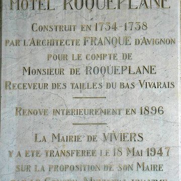 Hôtel de Roqueplane à Viviers