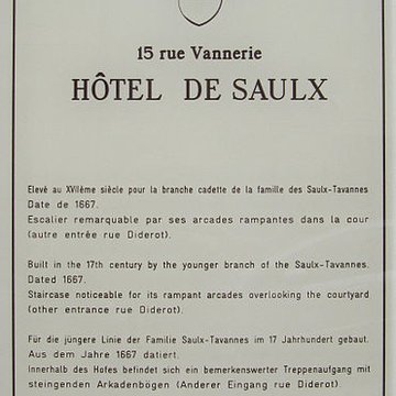 hotel de saulx a dijon