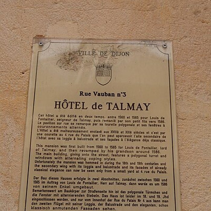 Photo de Hôtel de Talmay à Dijon
