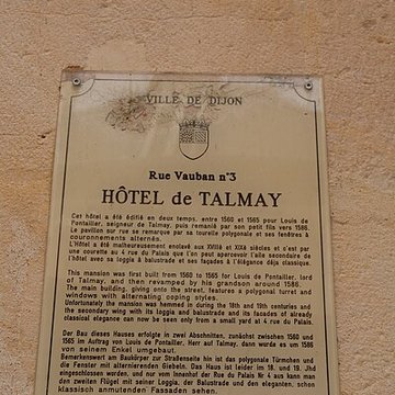 Hôtel de Talmay à Dijon