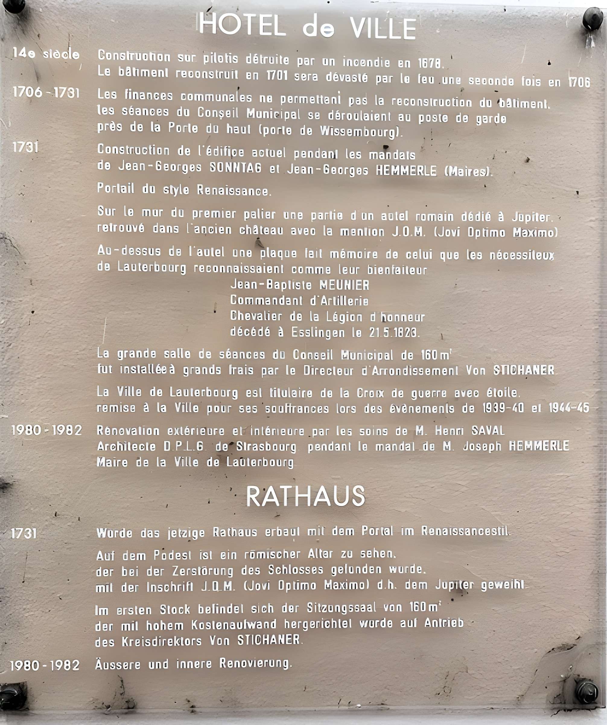 Hôtel de ville de Lauterbourg