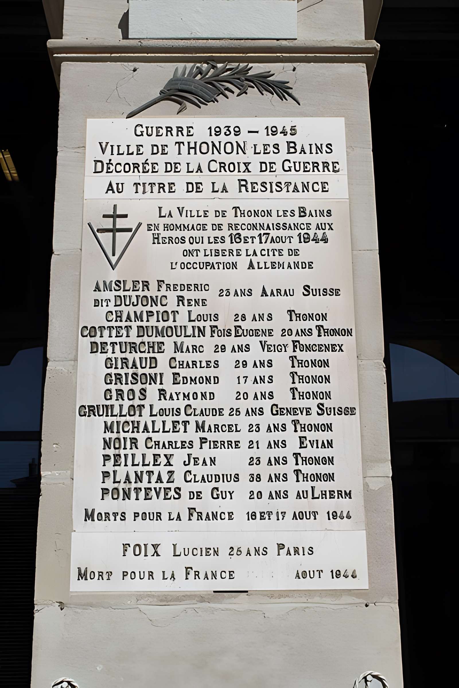 Hôtel de ville de Thonon-les-Bains