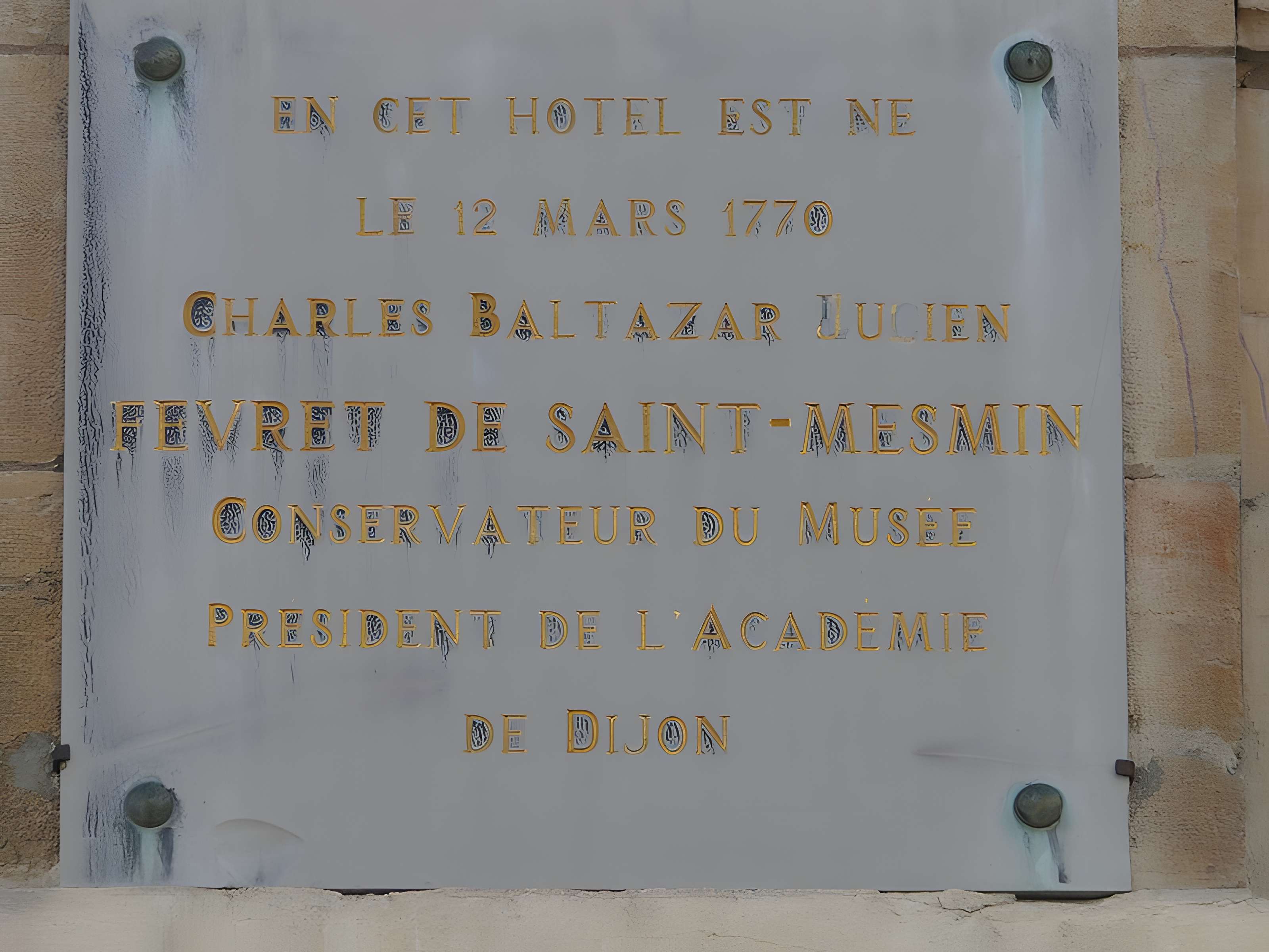 Hôtel Févret de Saint-Mesmin à Dijon