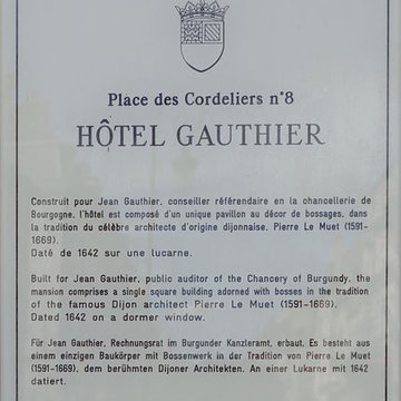 Hôtel Gauthier à Dijon