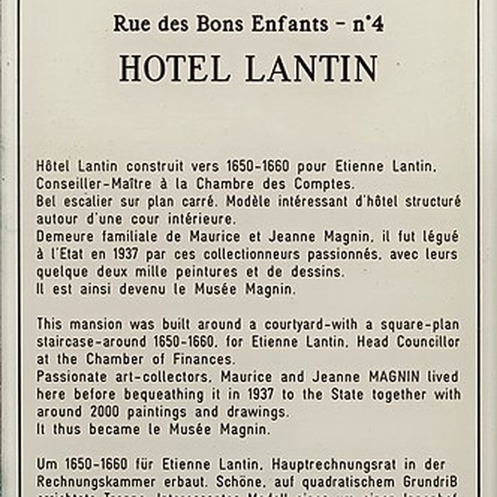 Photo de Hôtel Lantin à Dijon