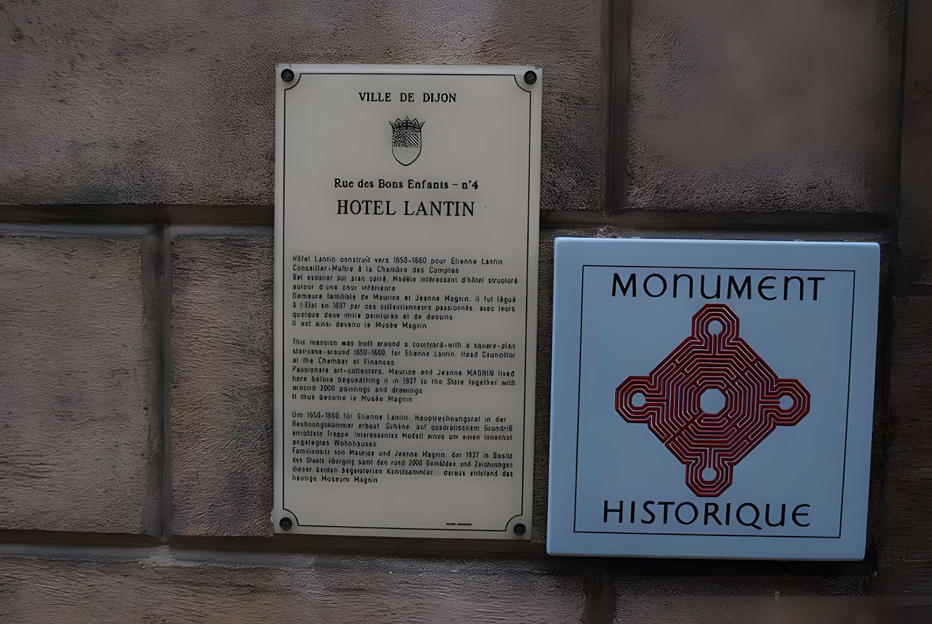 Hôtel Lantin à Dijon