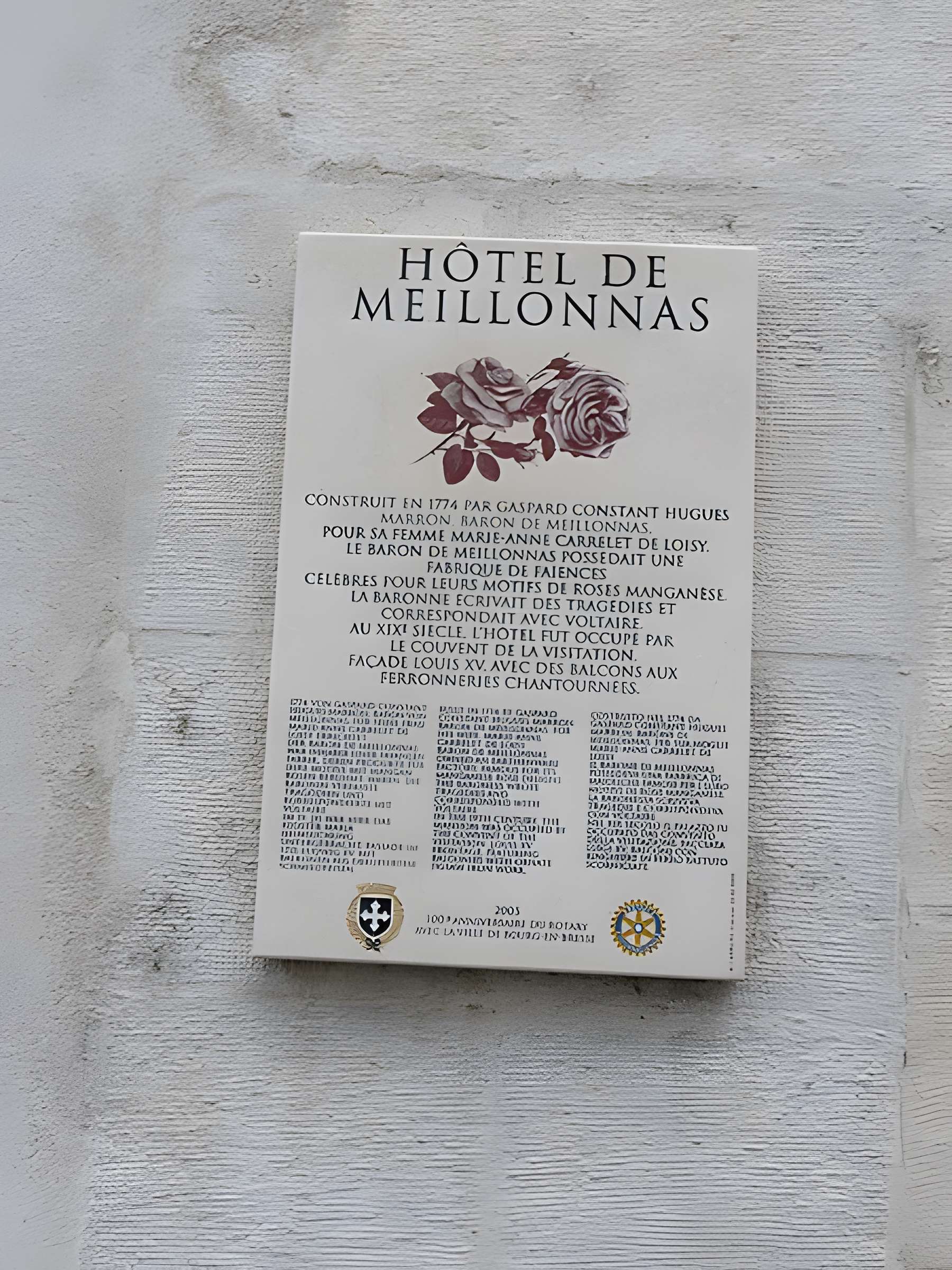 Hôtel Marron de Meillonnas à Bourg-en-Bresse