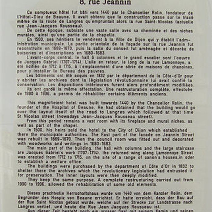 Photo de Hôtel Rolin à Dijon