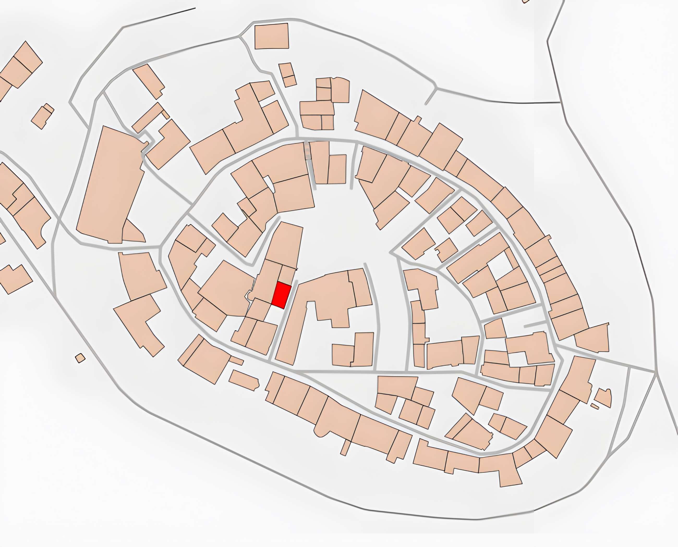 Immeuble de la Rue des Contreforts à Pérouges