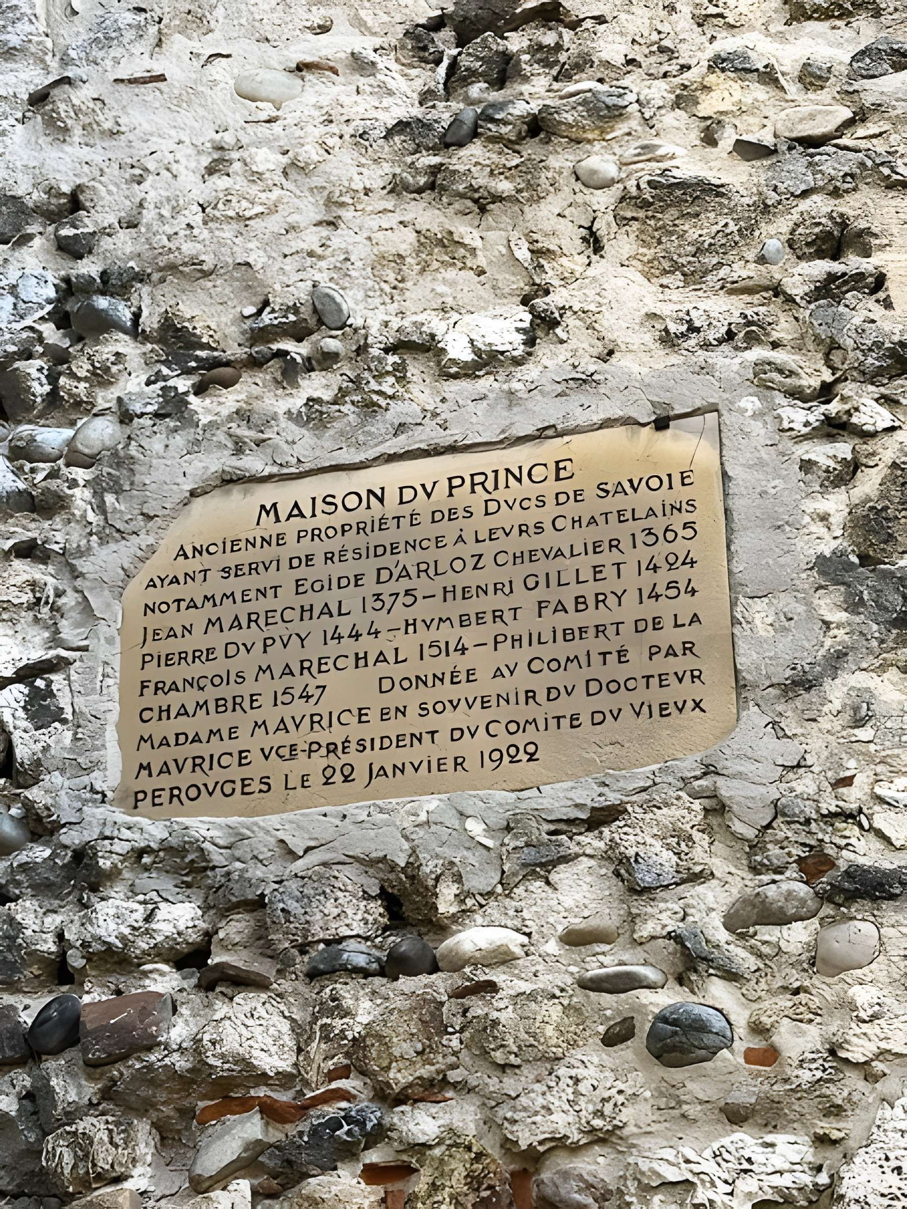 Immeuble de la Rue des Contreforts à Pérouges