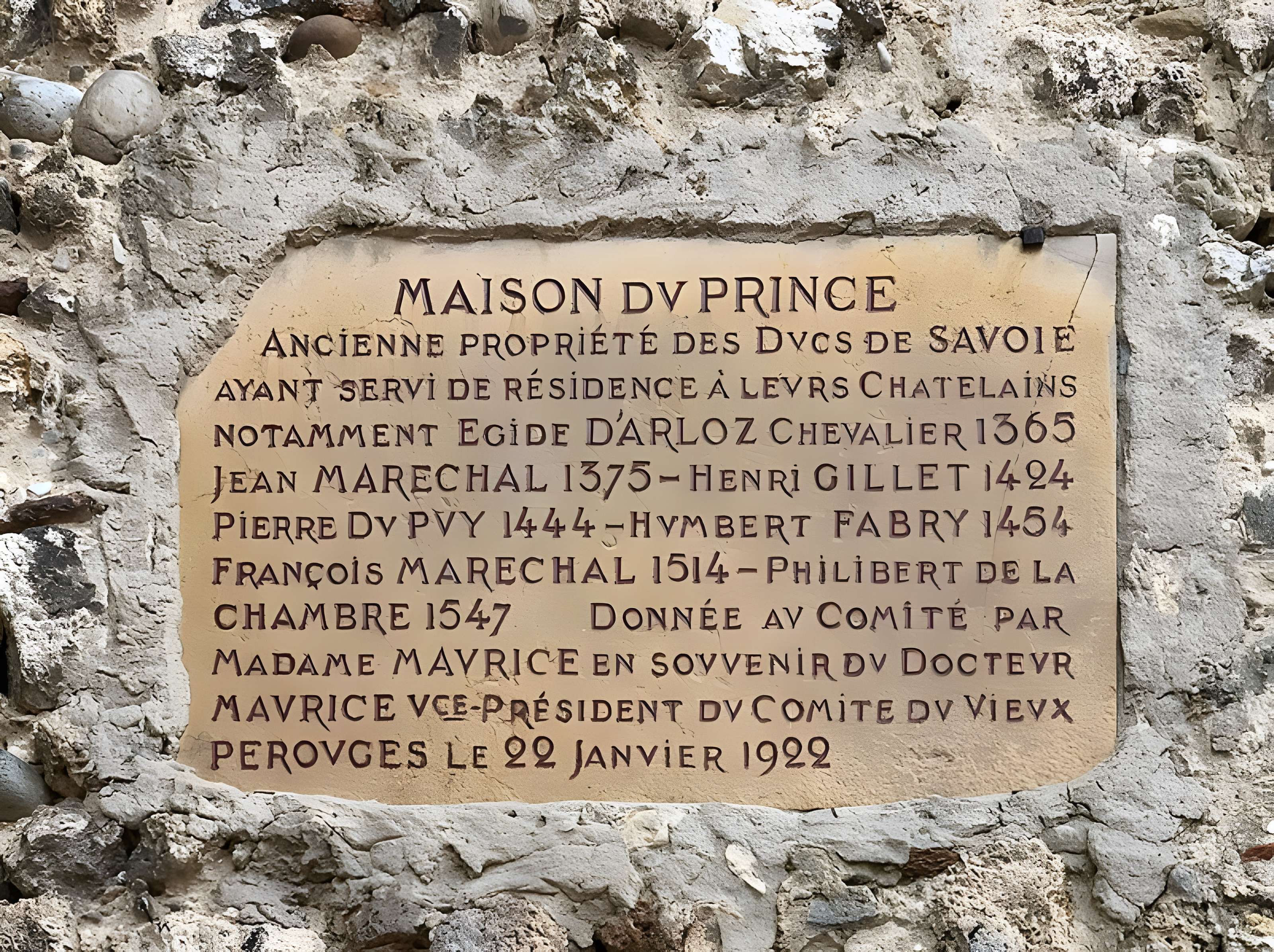 Immeuble de la Rue des Contreforts à Pérouges