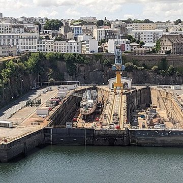 Le bâtiment aux Lions de Brest