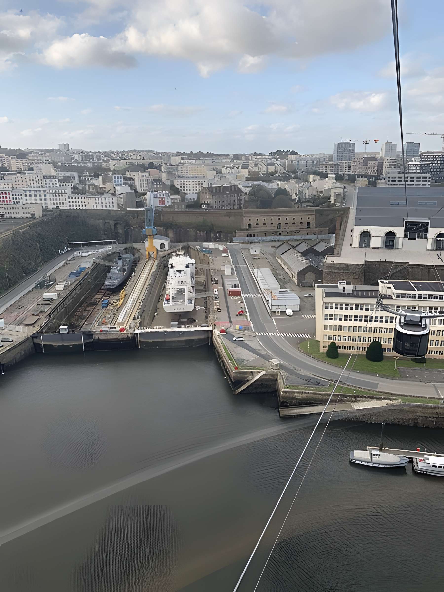 Le bâtiment aux Lions de Brest