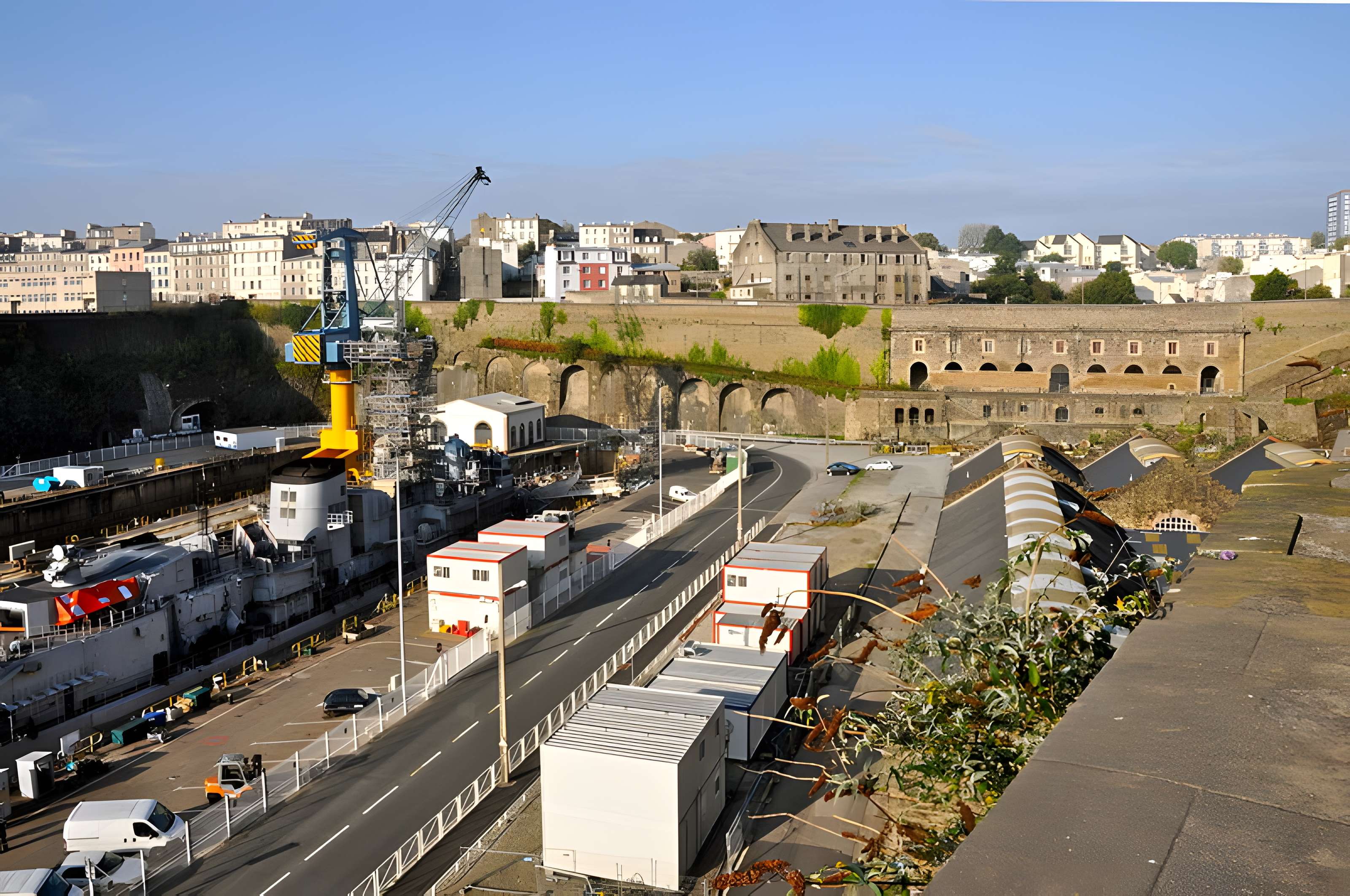 Le bâtiment aux Lions de Brest