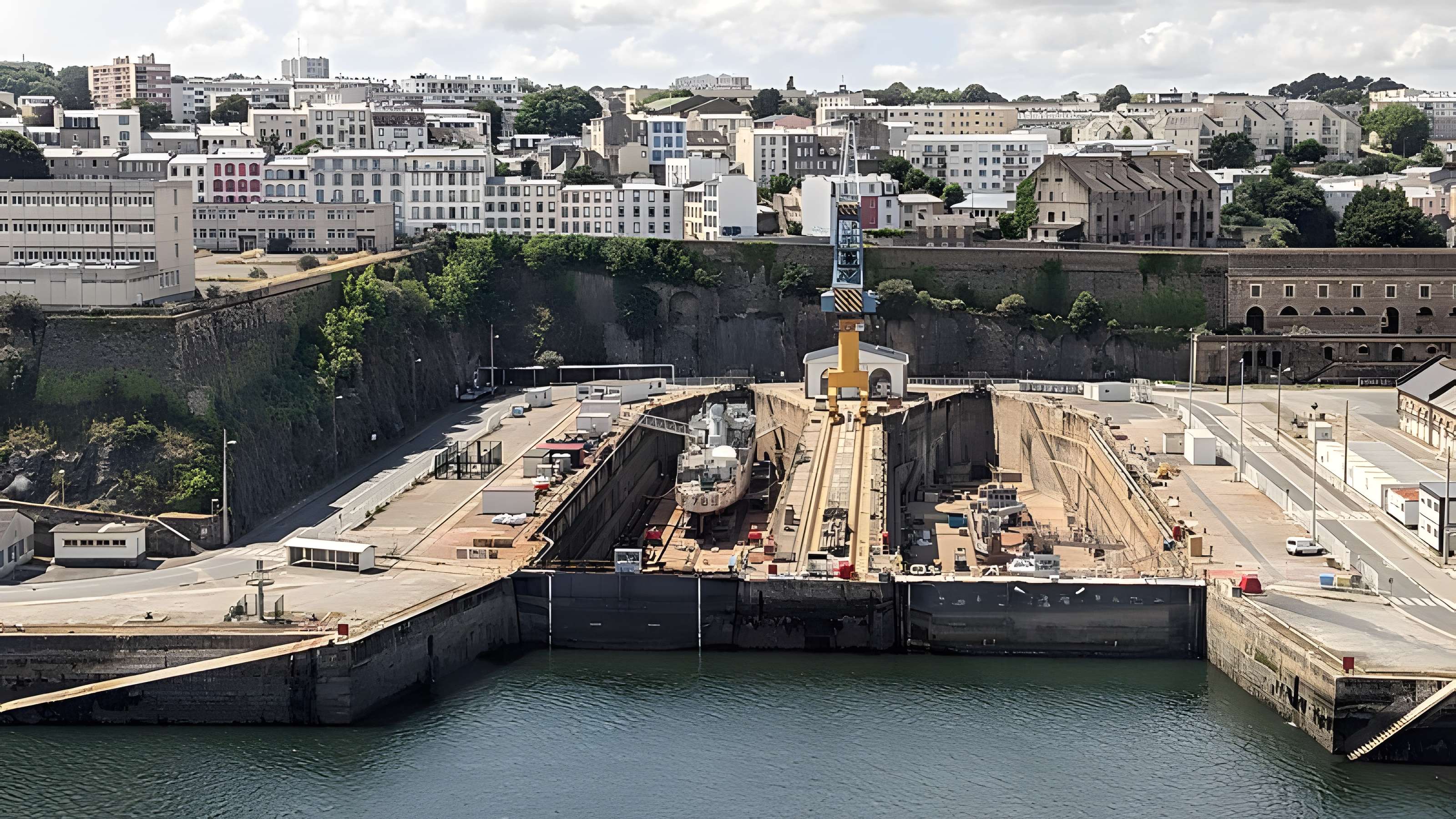 Le bâtiment aux Lions de Brest