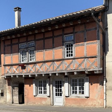 Maison à pans de bois à Lent