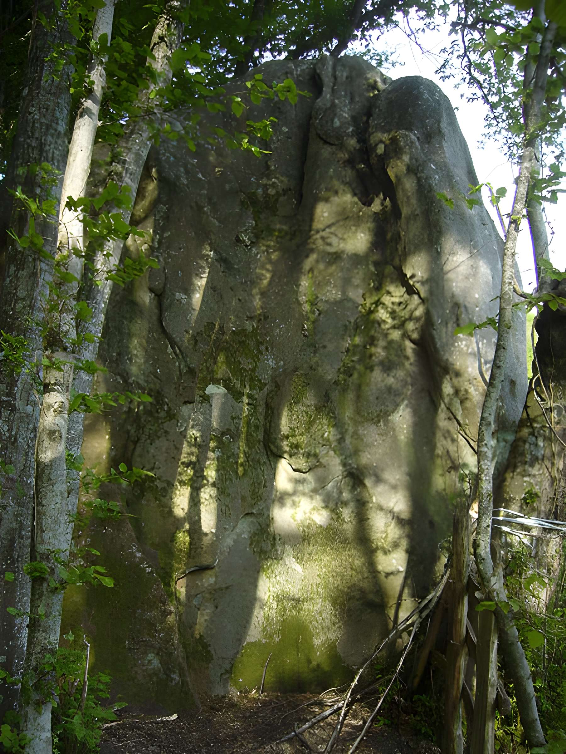 Menhir de Courtevrais à Nogent-le-Bernard