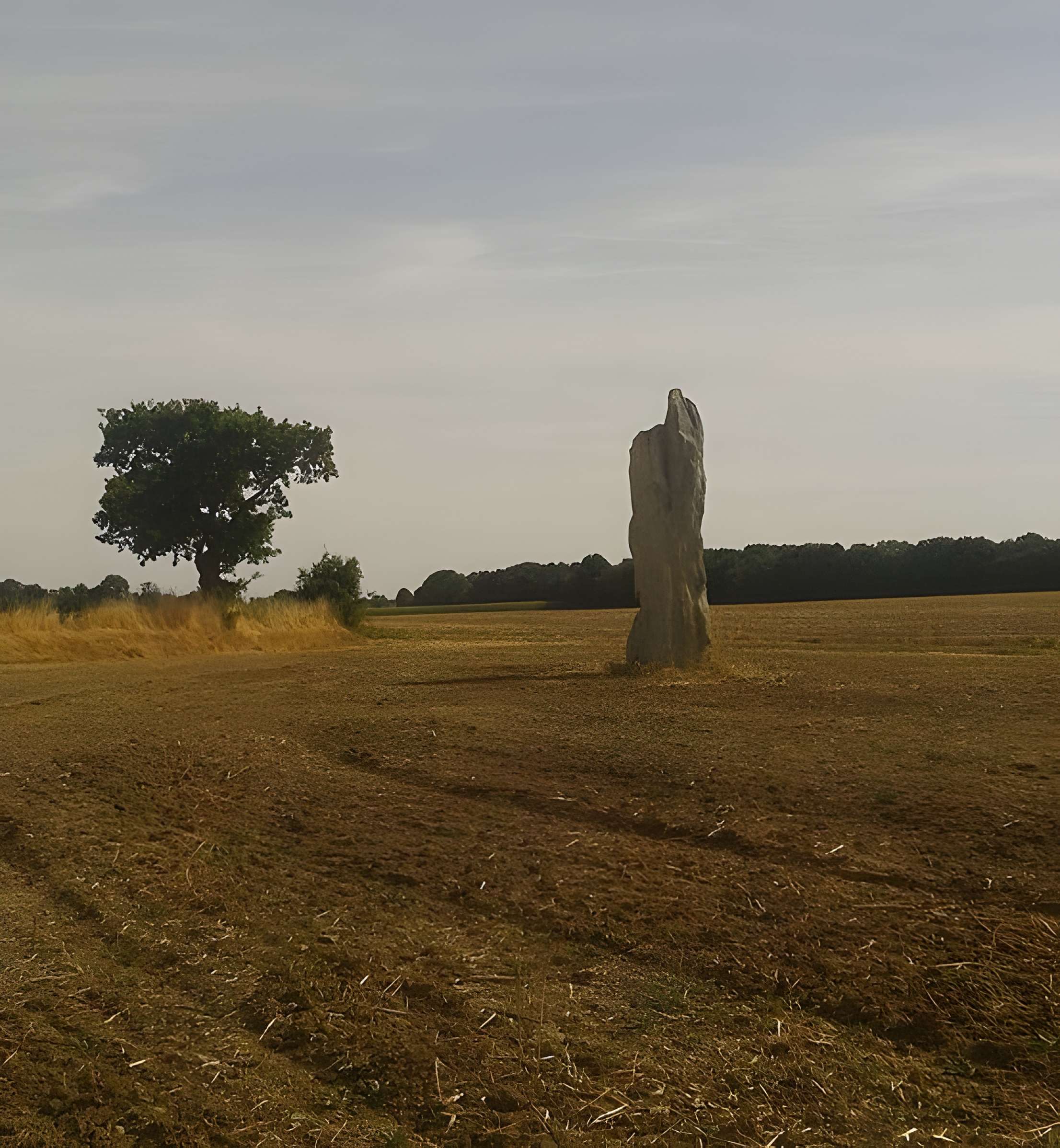 Menhir de la Hune à Bazougers 