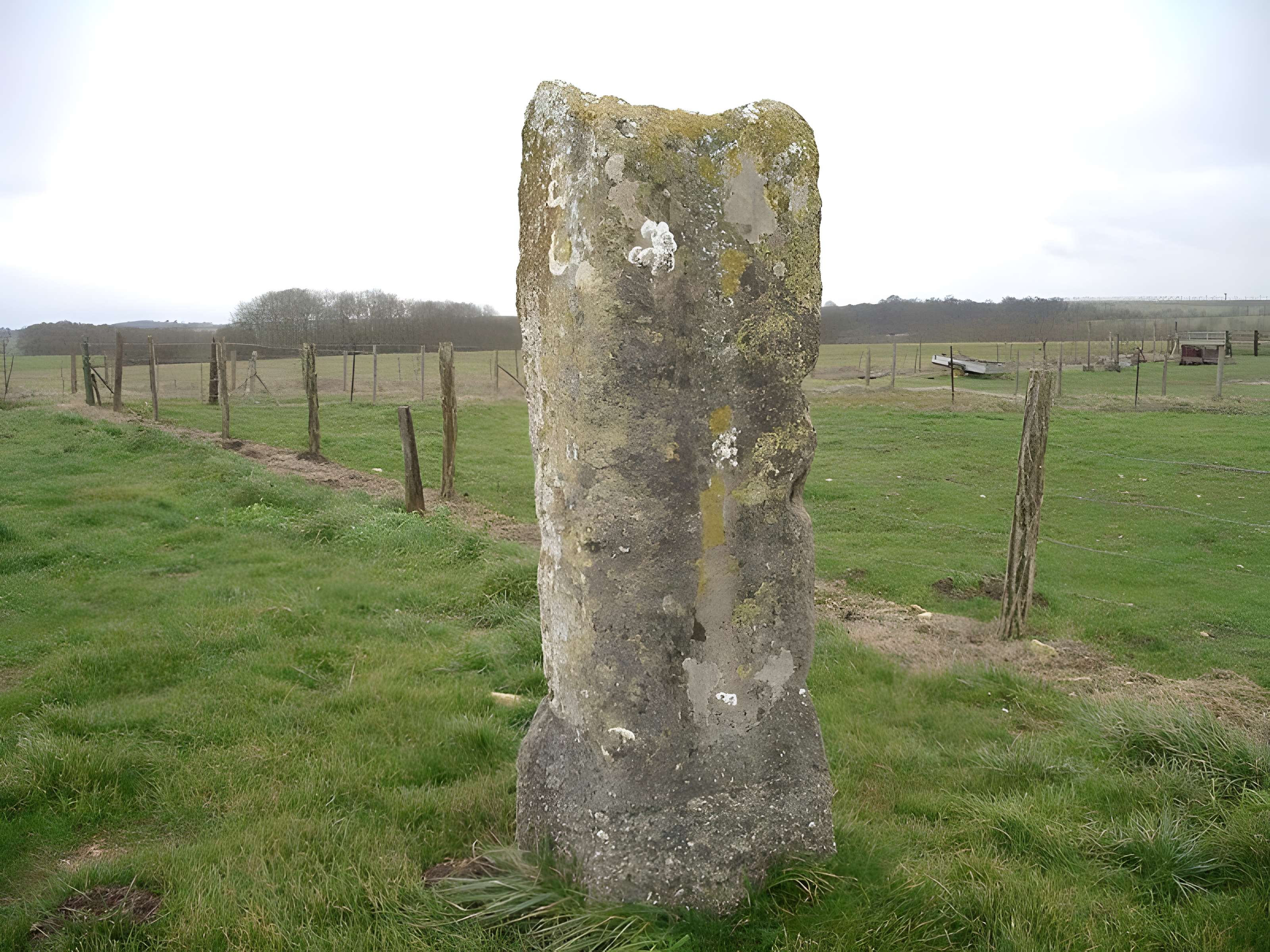 Menhir des Demoiselles à Colombiers-sur-Seulles 