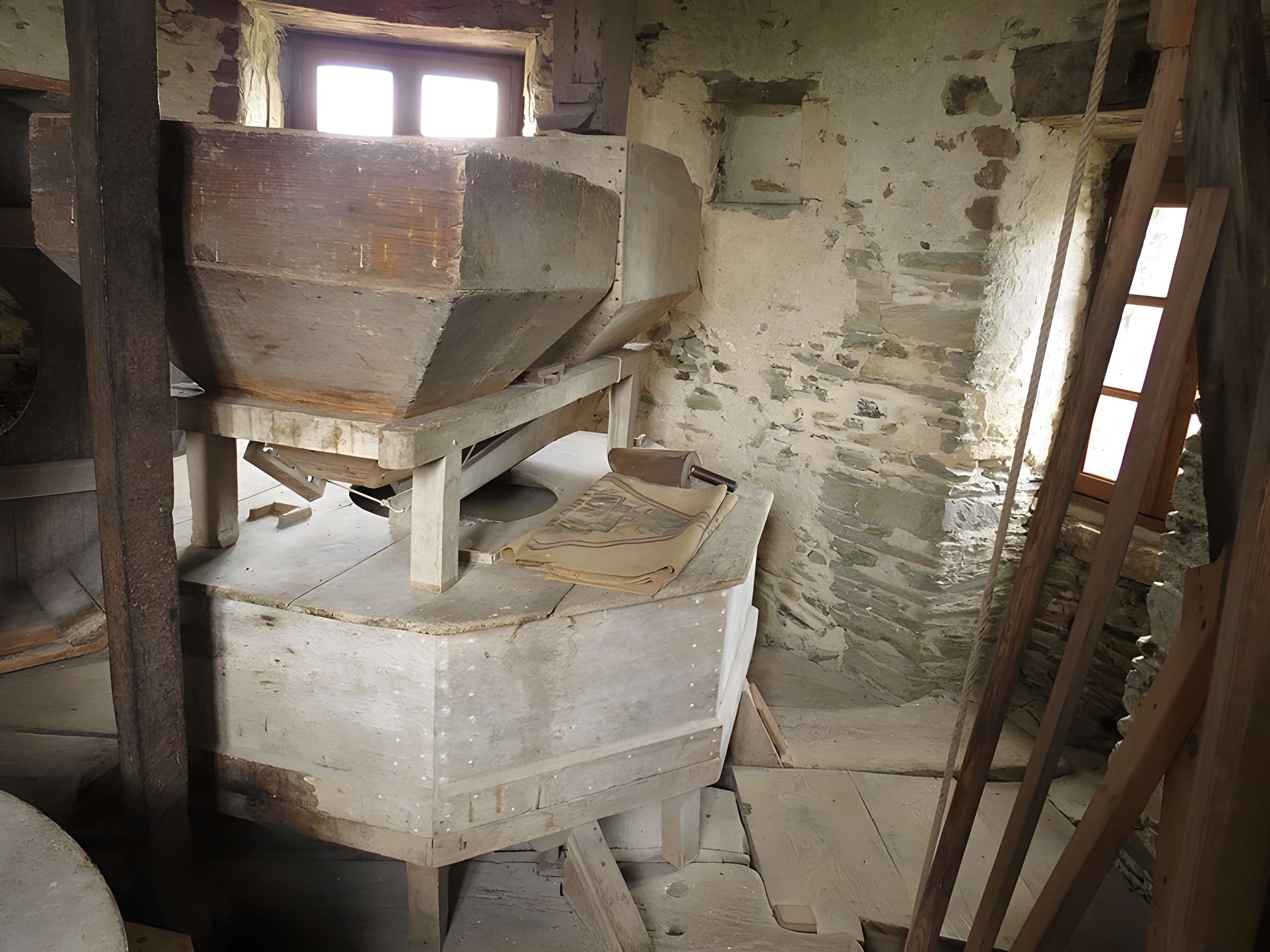 Moulin à vent des Gués à Fontaine-Couverte