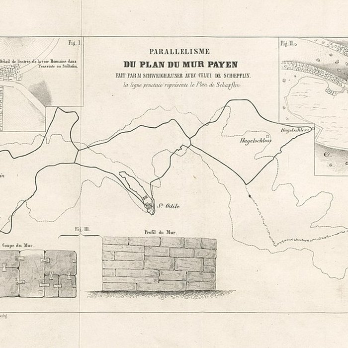 Photo de Mur païen du mont Sainte-Odile à Ottrott