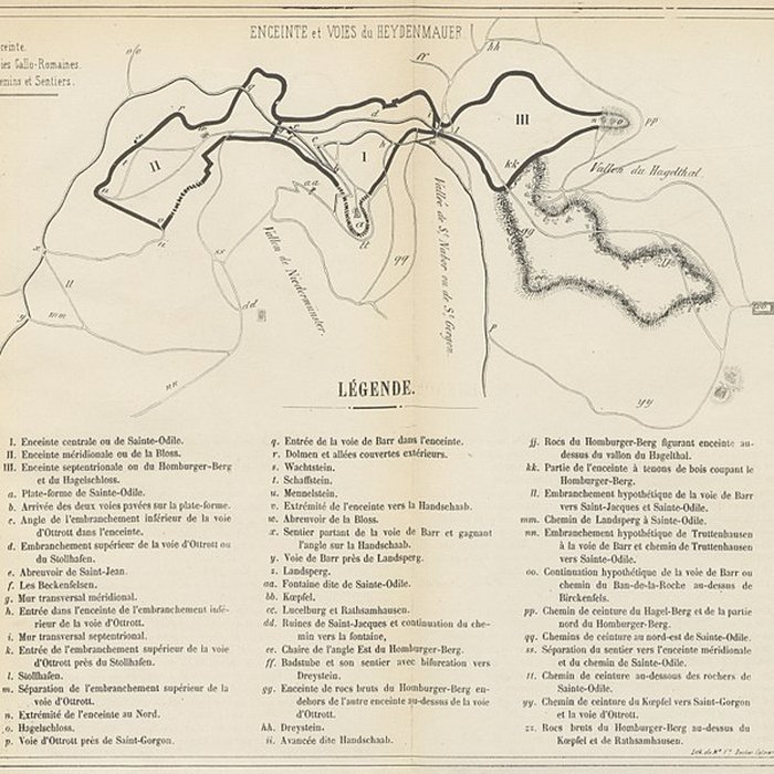 Photo de Mur païen du mont Sainte-Odile à Ottrott