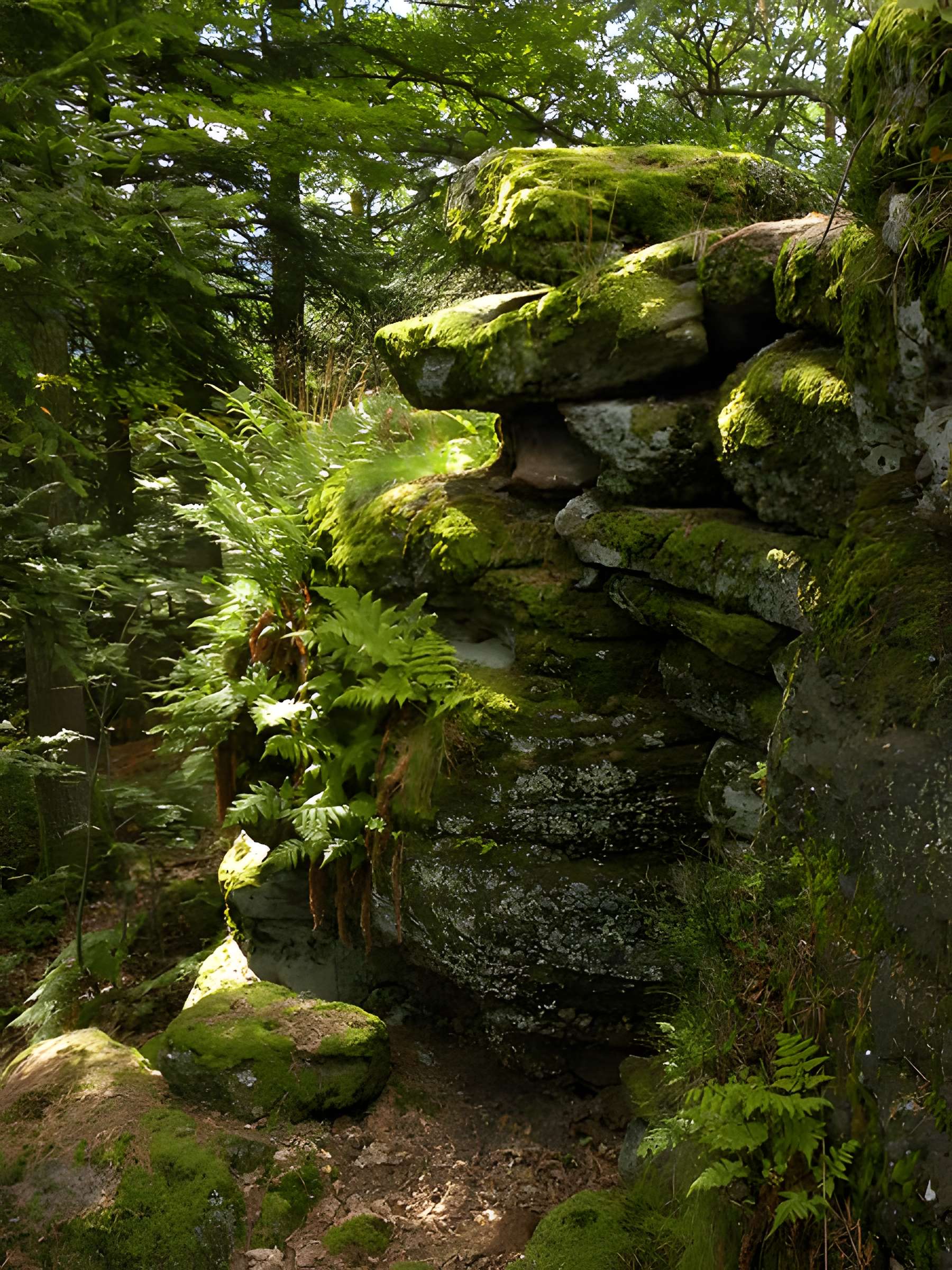 Mur païen du mont Sainte-Odile à Ottrott