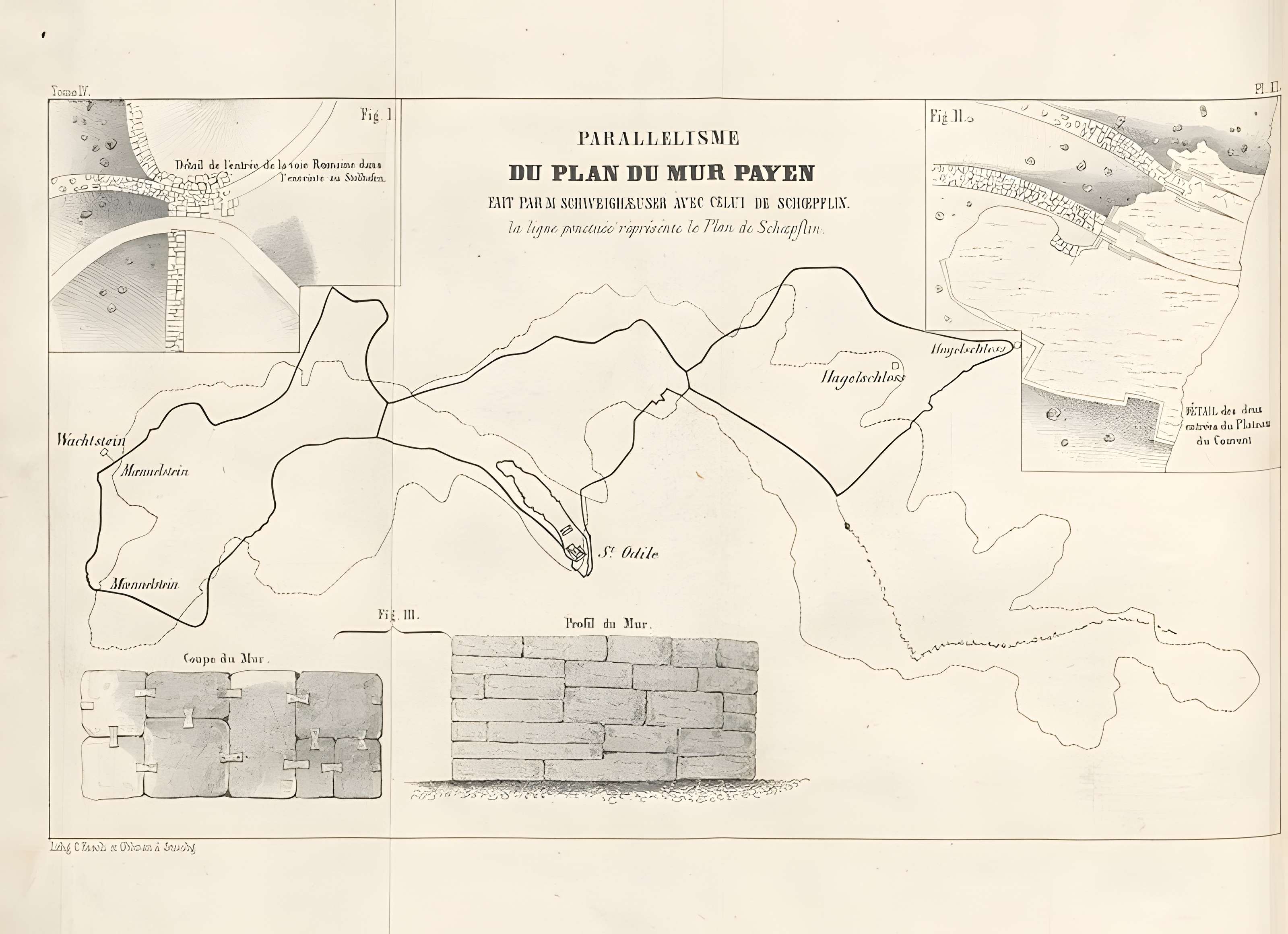 Mur païen du mont Sainte-Odile à Ottrott