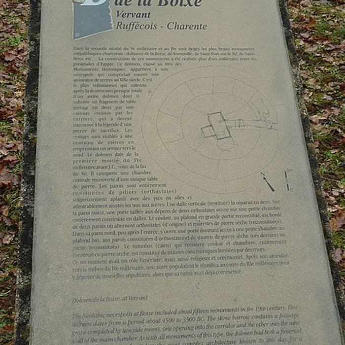 Photo de Nécropole de la Boixe à Vervant