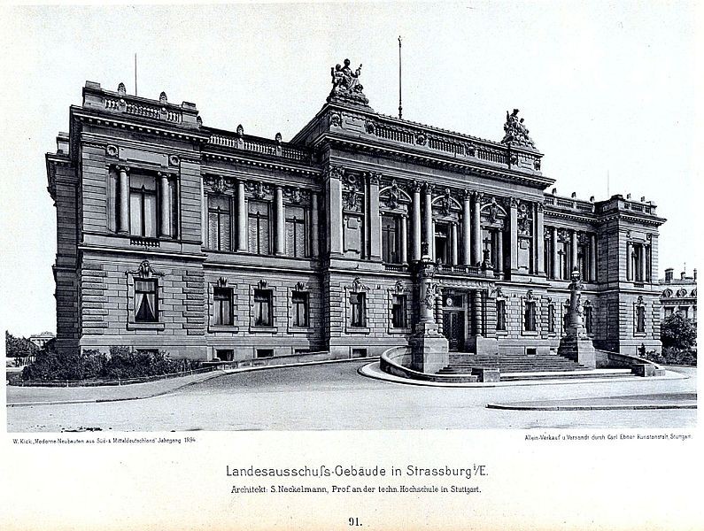 Photo de Palais de la diète d'Alsace-Lorraine à Strasbourg