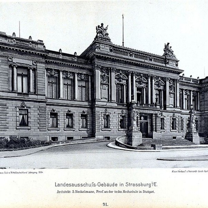 Photo de Palais de la diète dAlsace-Lorraine à Strasbourg