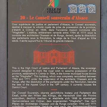 Palais du Conseil souverain dAlsace de Colmar