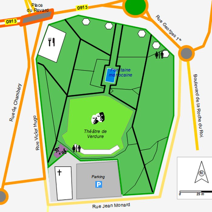 Photo de Parc floral des Thermes à Aix-les-Bains