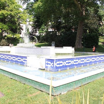 Parc floral des Thermes à Aix-les-Bains