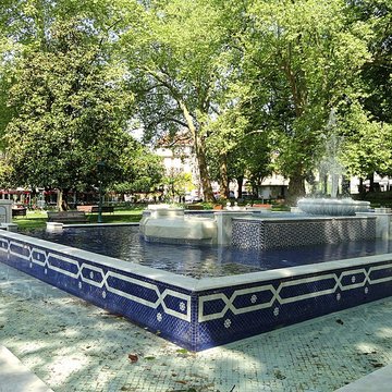 Parc floral des Thermes à Aix-les-Bains