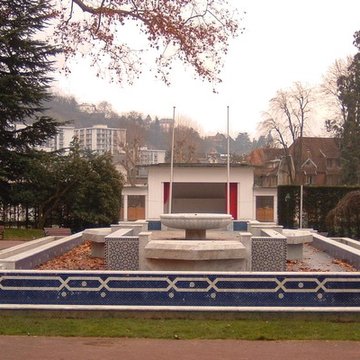 Parc floral des Thermes à Aix-les-Bains