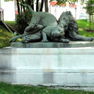Parc floral des Thermes à Aix-les-Bains