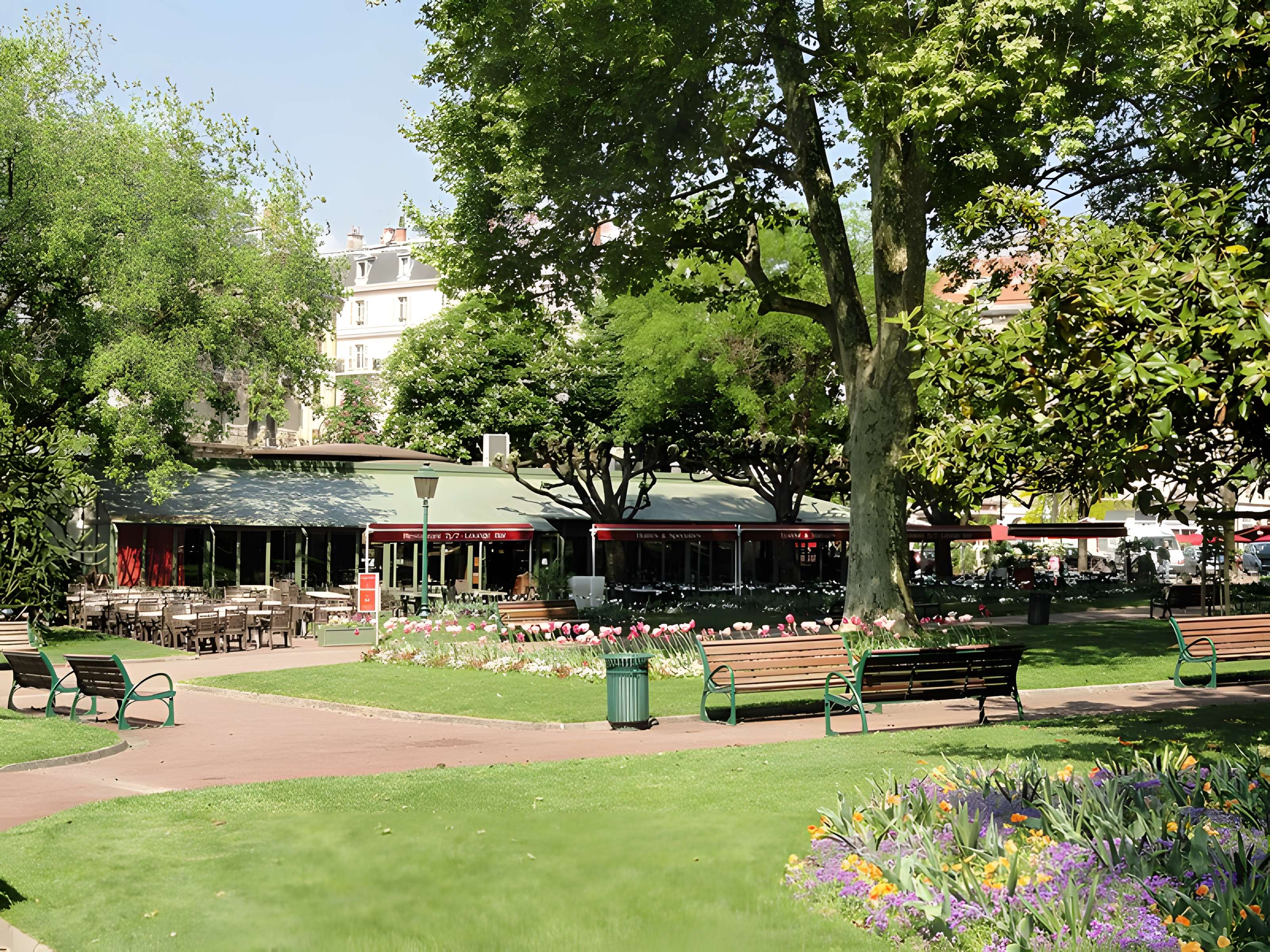 Parc floral des Thermes à Aix-les-Bains